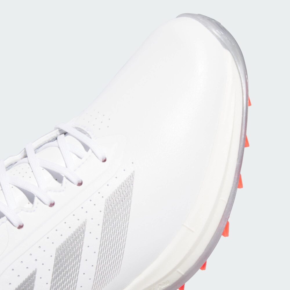 Adidas Adizero ZG Women's Shoes - Cloud White / Silver Metallic / Lucid Red - Image 8