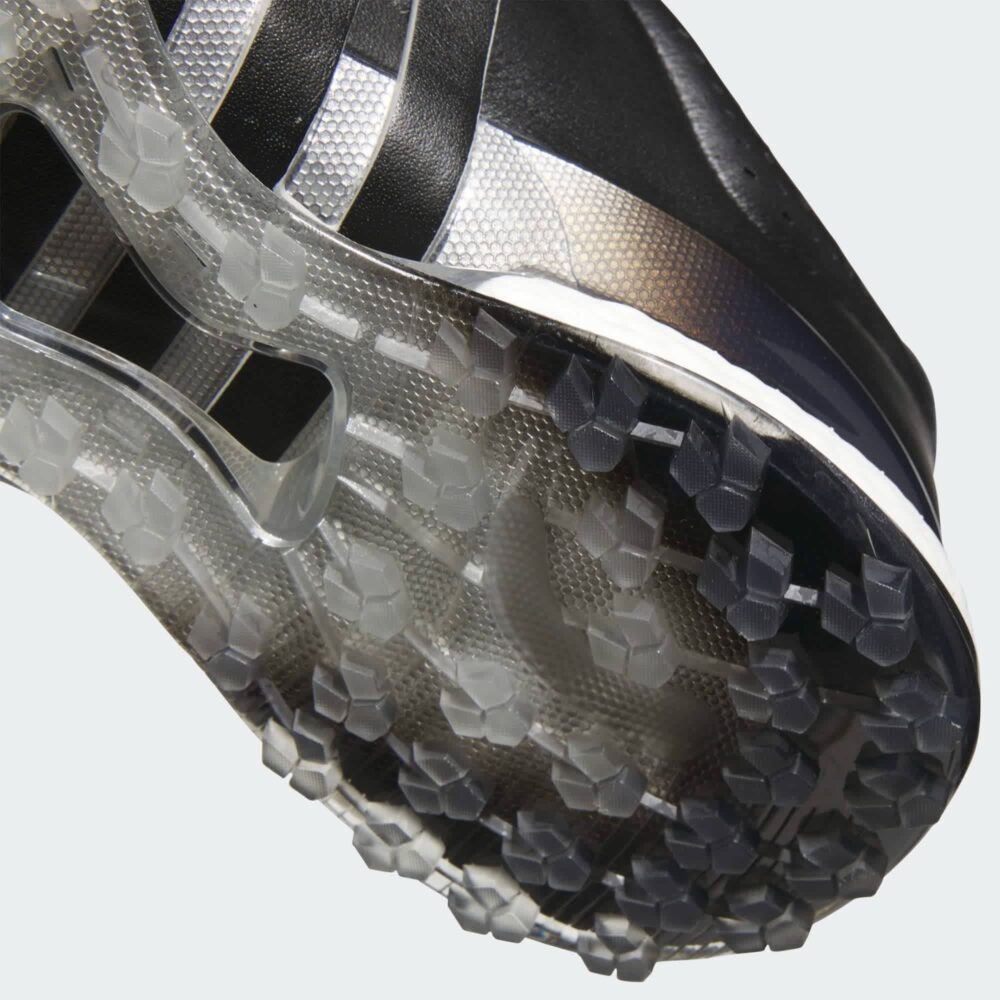 Adidas Tour360 25 Wide Spikeless Shoes - Core Black / Silver Metallic / Core Black - Image 8