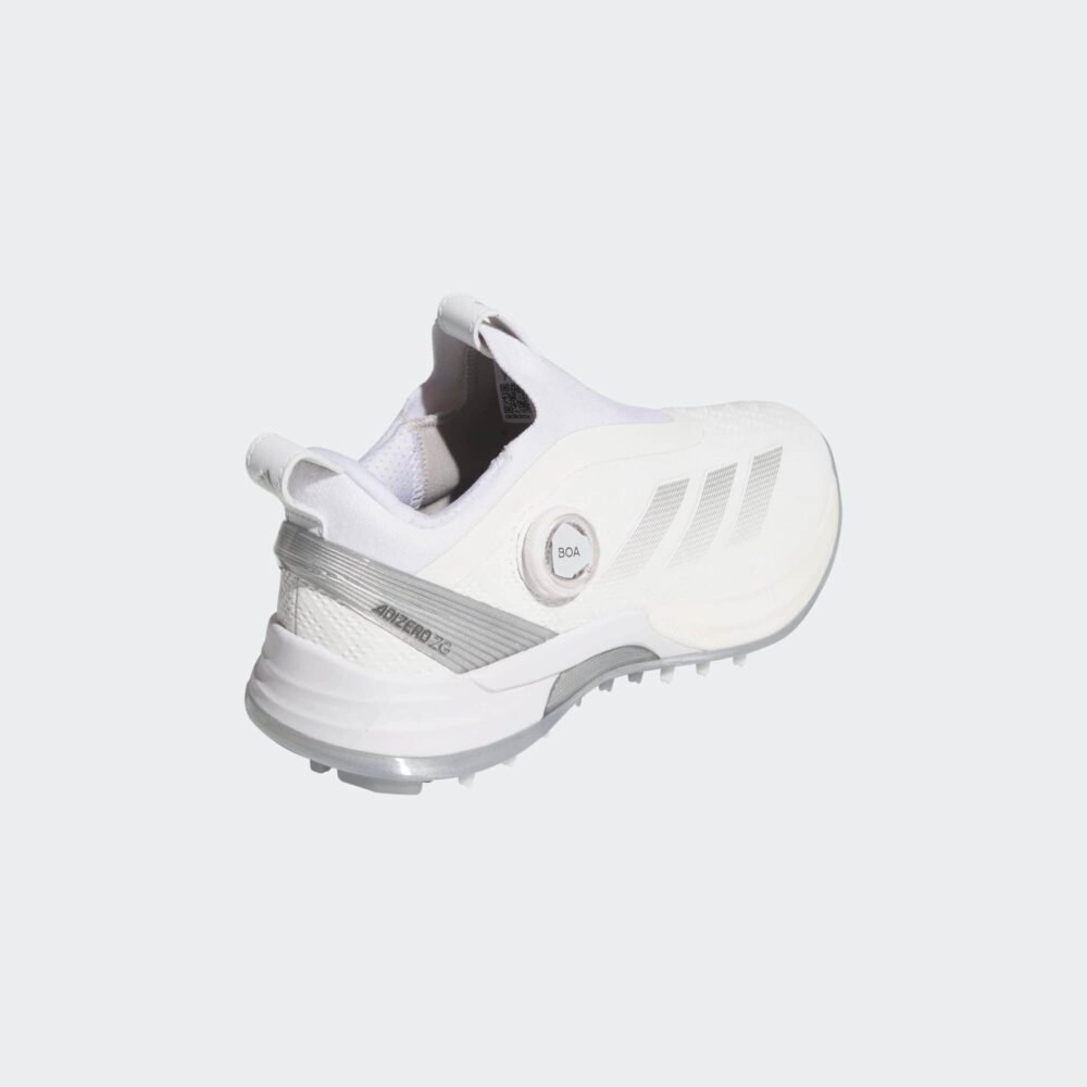 Adidas Adizero ZG BOA Women's Shoes - Cloud White / Silver Metallic / Grey Two - Image 7