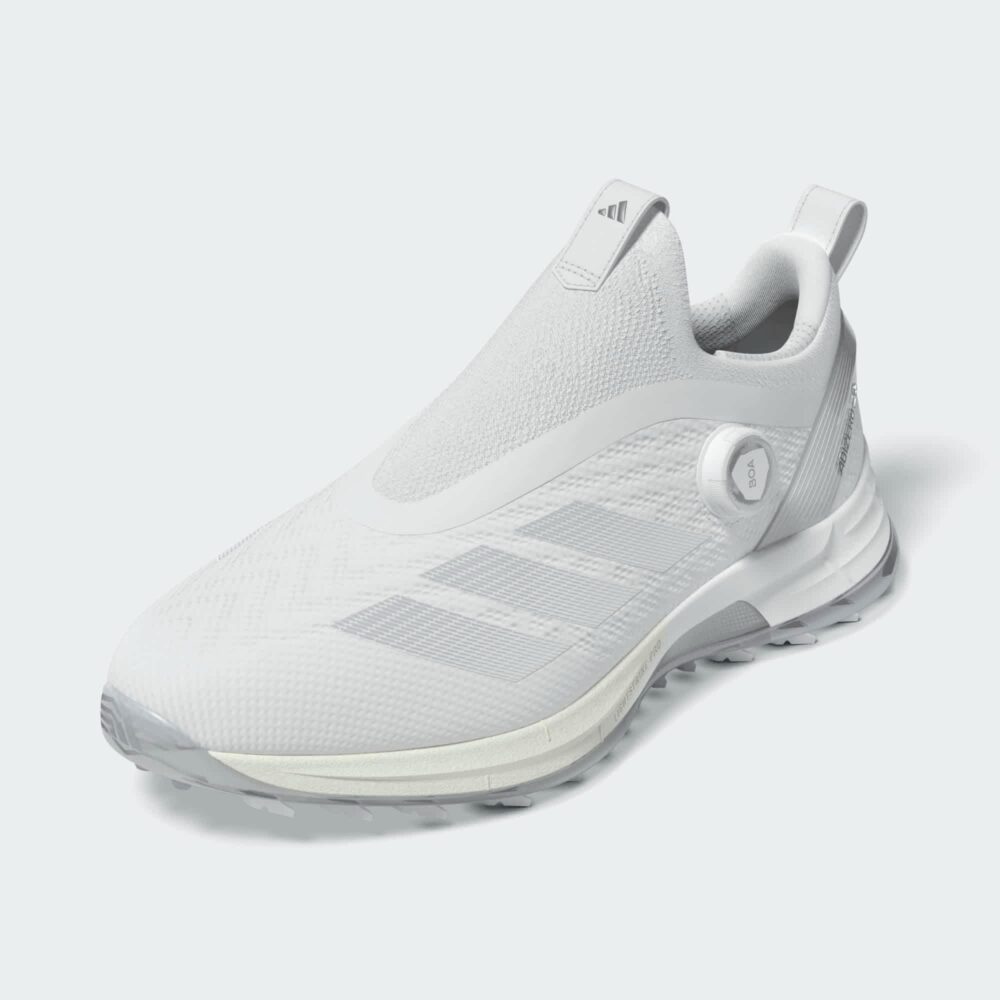 Adidas Adizero ZG BOA Women's Shoes - Cloud White / Silver Metallic / Grey Two - Image 10