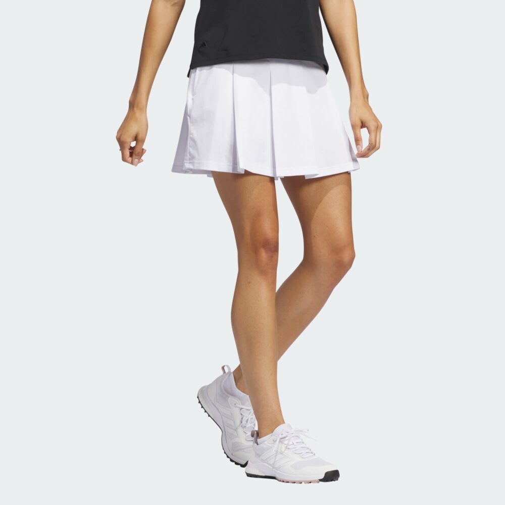 Adidas Women's Ultimate 365 Tour Pleated Skort - White - Image 4