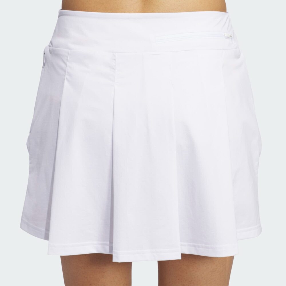 Adidas Women's Ultimate 365 Tour Pleated Skort - White - Image 7