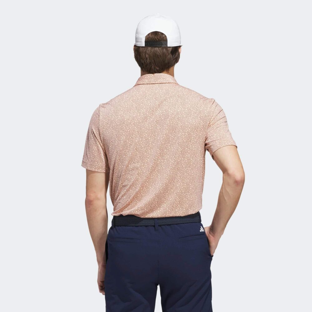 Adidas Ultimate365 Mini Bunker Polo - Powder Coral - Image 5