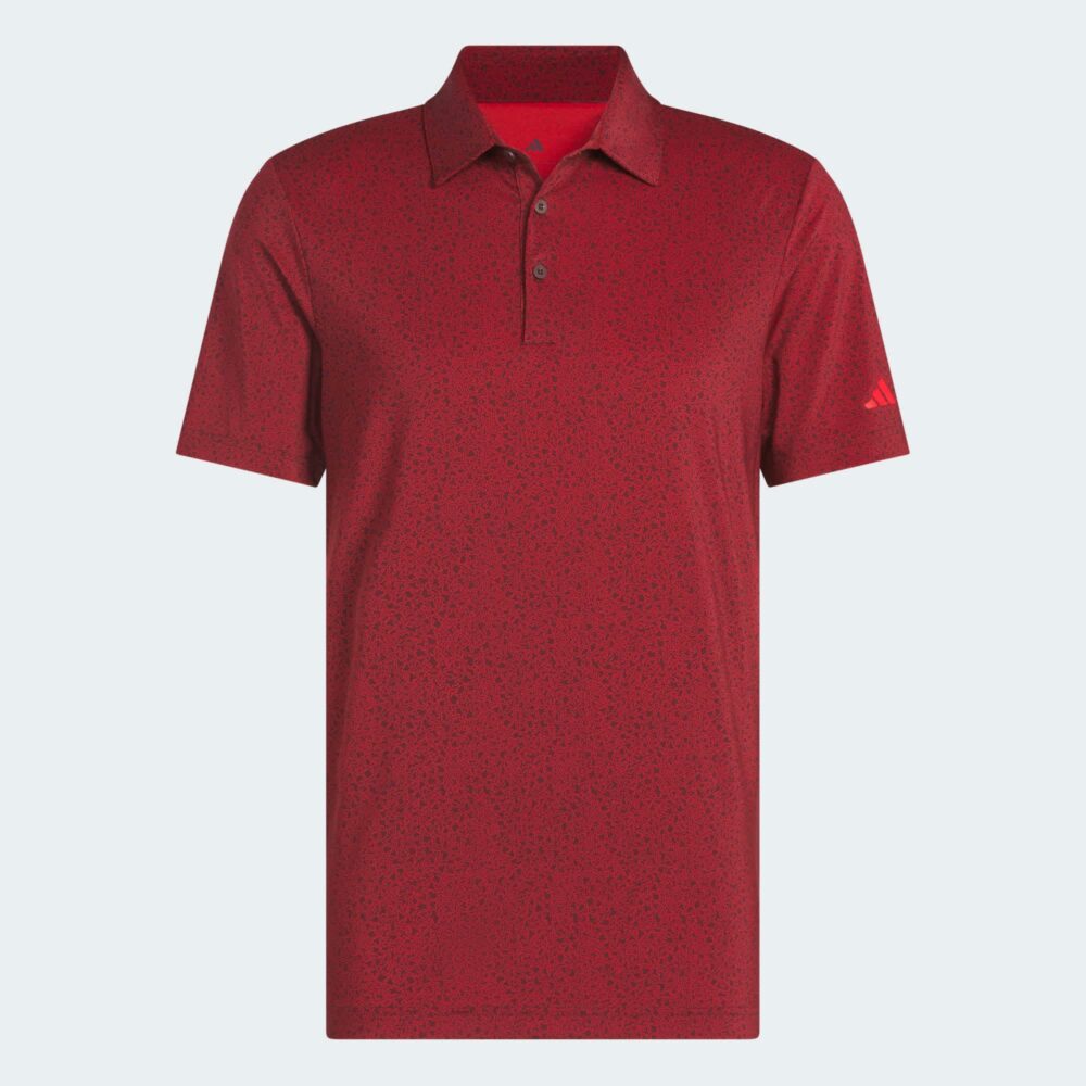 Adidas Ultimate365 Mini Bunker Polo - Aurora Ruby