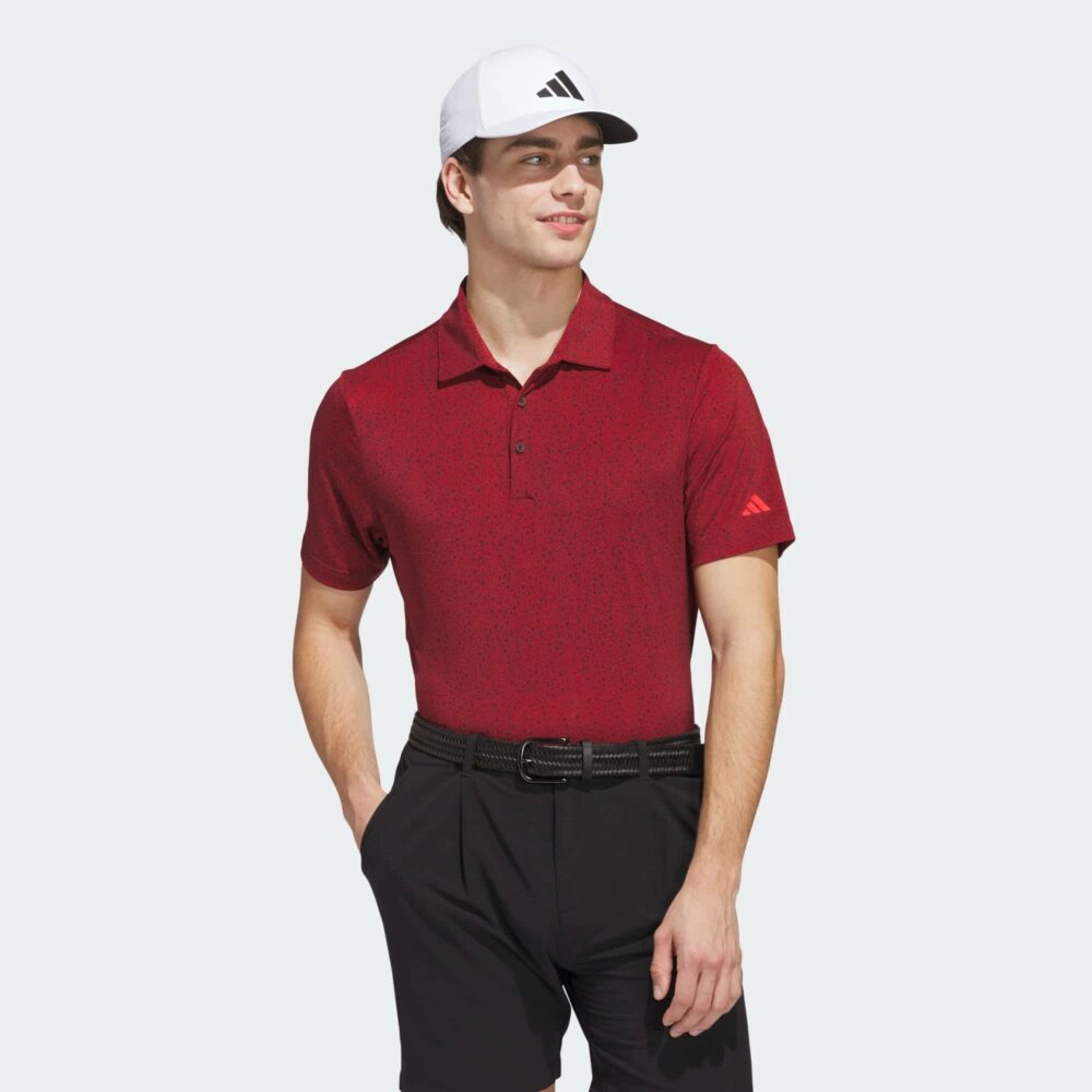 Adidas Ultimate365 Mini Bunker Polo - Aurora Ruby - Image 4