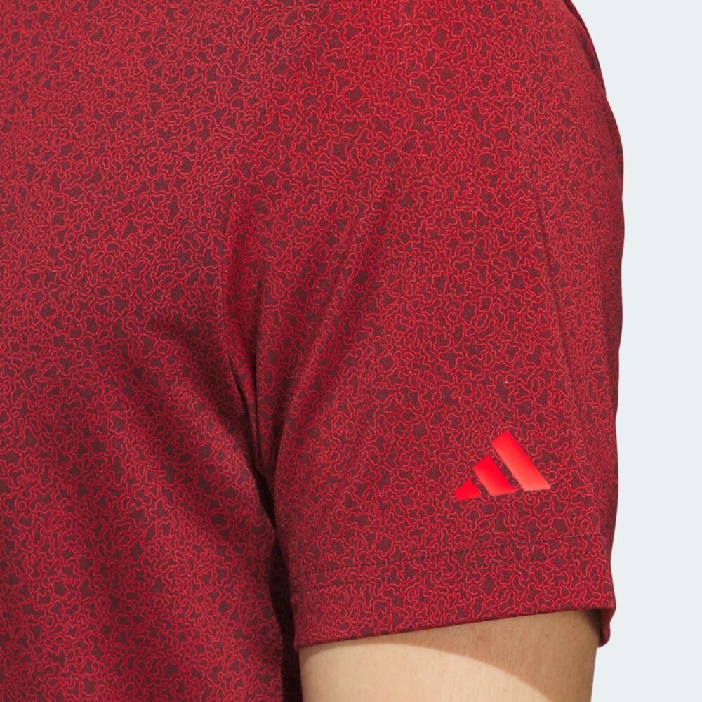 Adidas Ultimate365 Mini Bunker Polo - Aurora Ruby - Image 3