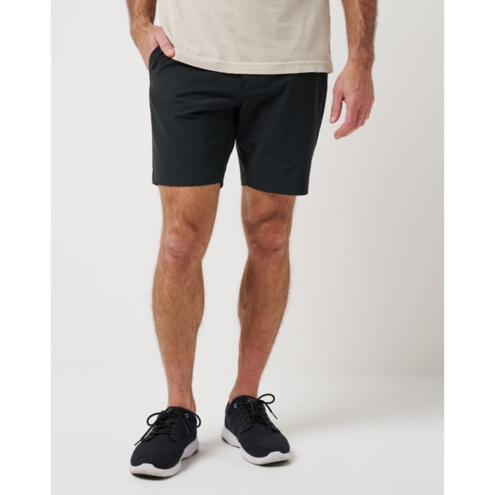 Travis Mathew Tech Chino Short - Black - Image 6