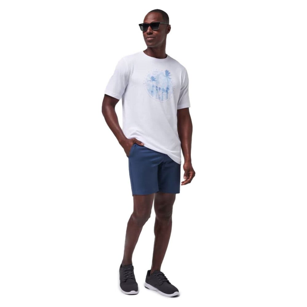 Travis Mathew Tech Chino Short - Dress Blue