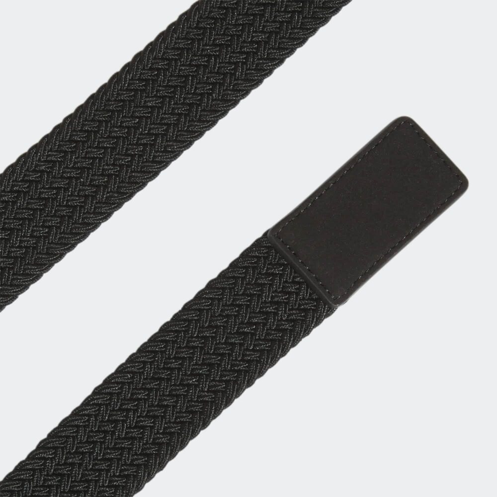 Adidas Golf Braided Stretch Belt - Black - Image 3