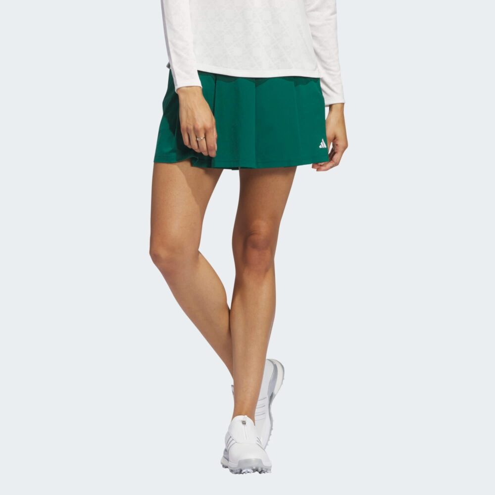 Adidas Women's Ultimate365 Tour Pleated Skort - Collegiate Green - Image 2