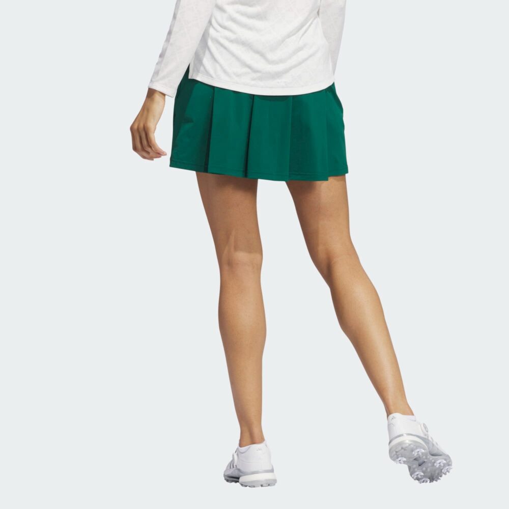 Adidas Women's Ultimate365 Tour Pleated Skort - Collegiate Green - Image 3