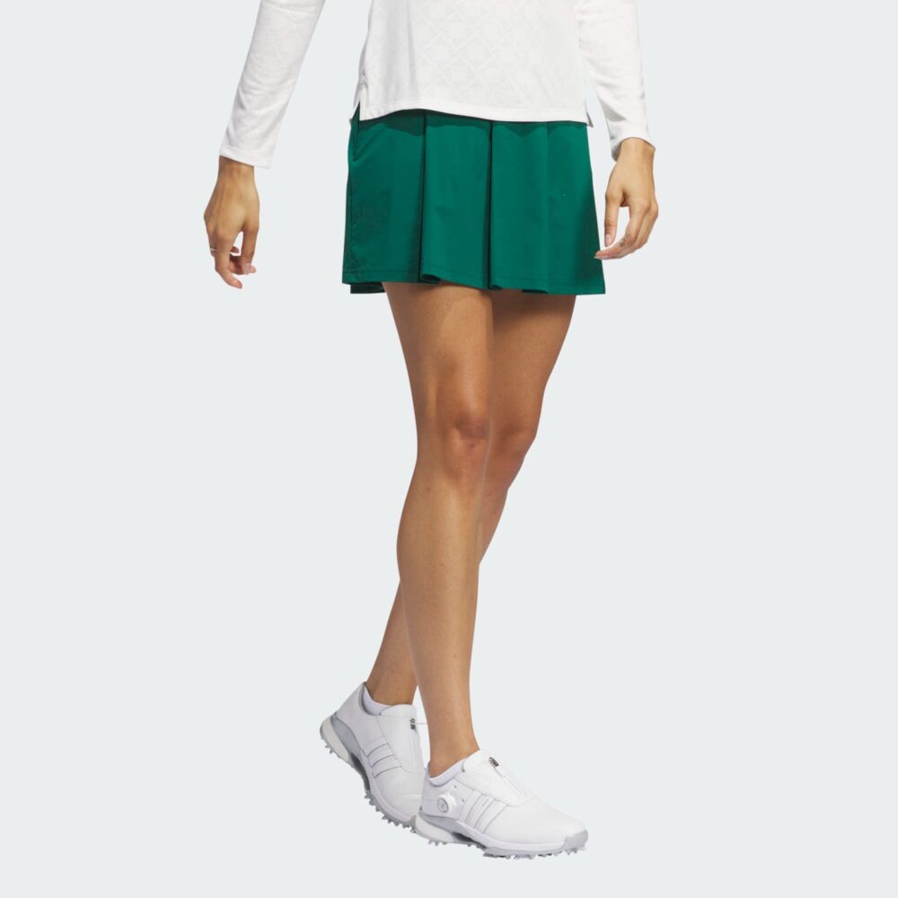 Adidas Women's Ultimate365 Tour Pleated Skort - Collegiate Green - Image 4