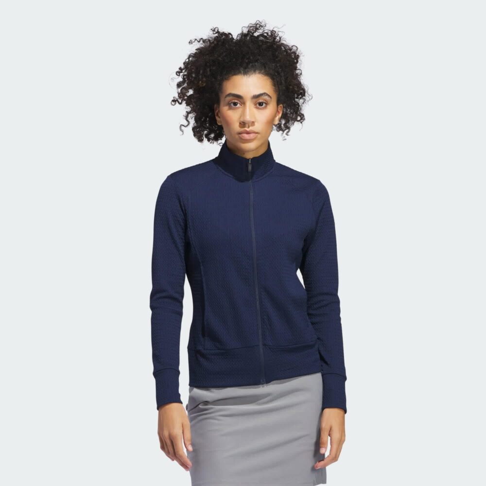 Adidas Women's UItimate 365 Textured Jacket - Collegiate Navy - Image 2