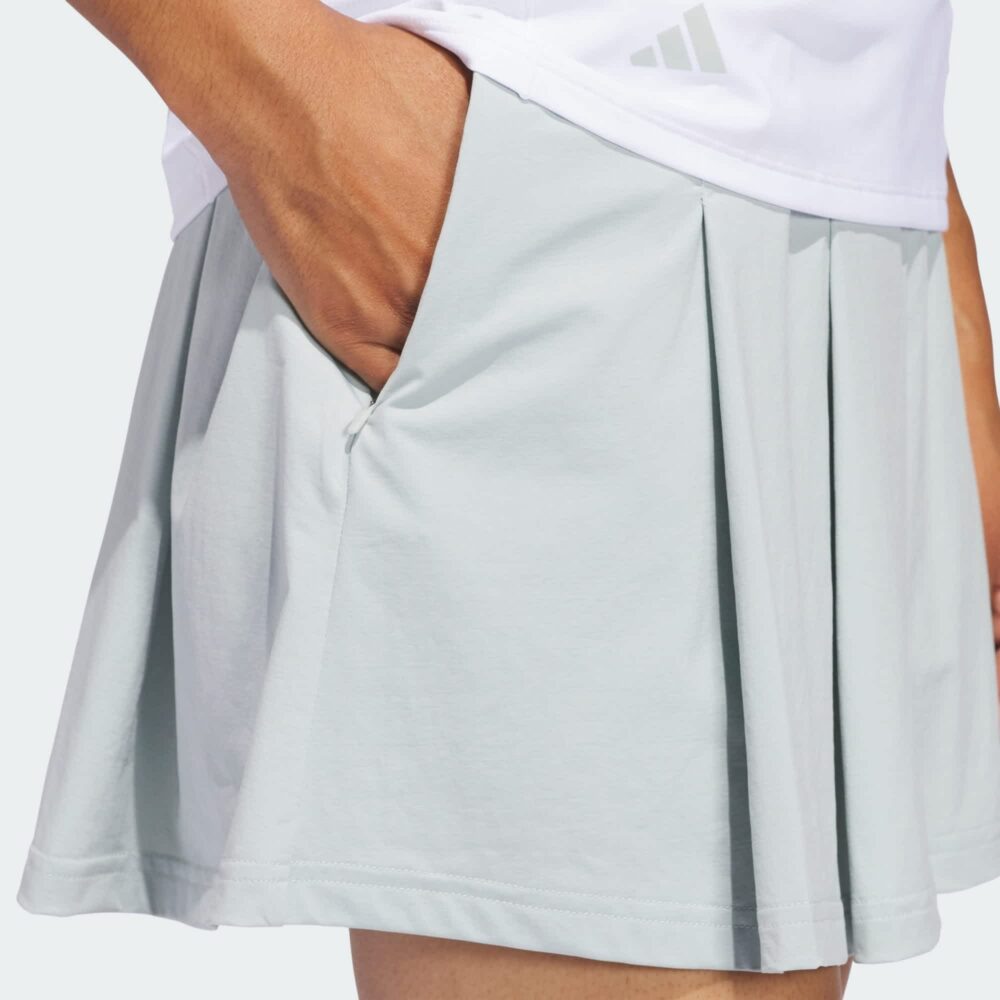 Adidas Women's UItimate 365 Tour Pleated Skort - Wonder Silver - Image 6