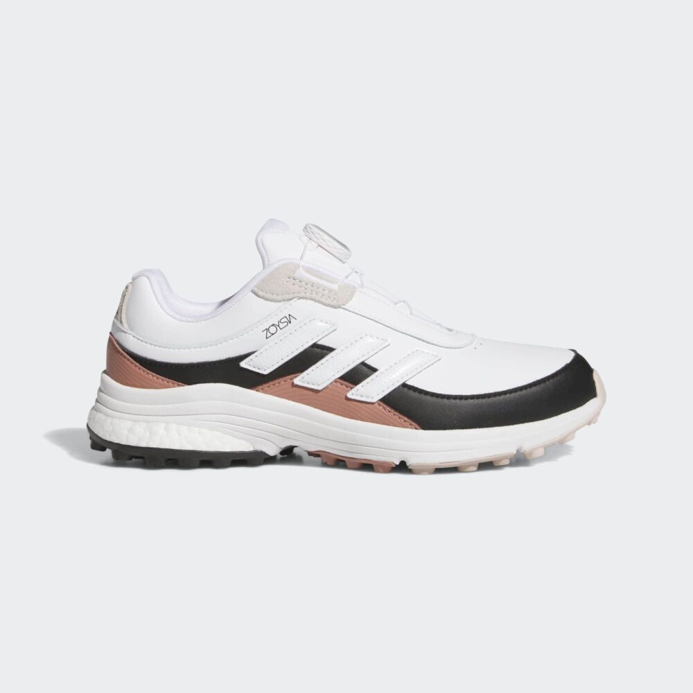 Adidas Women's Zoysia Boa 25 Shoes -  Cloud White / Core Black / Warm Clay